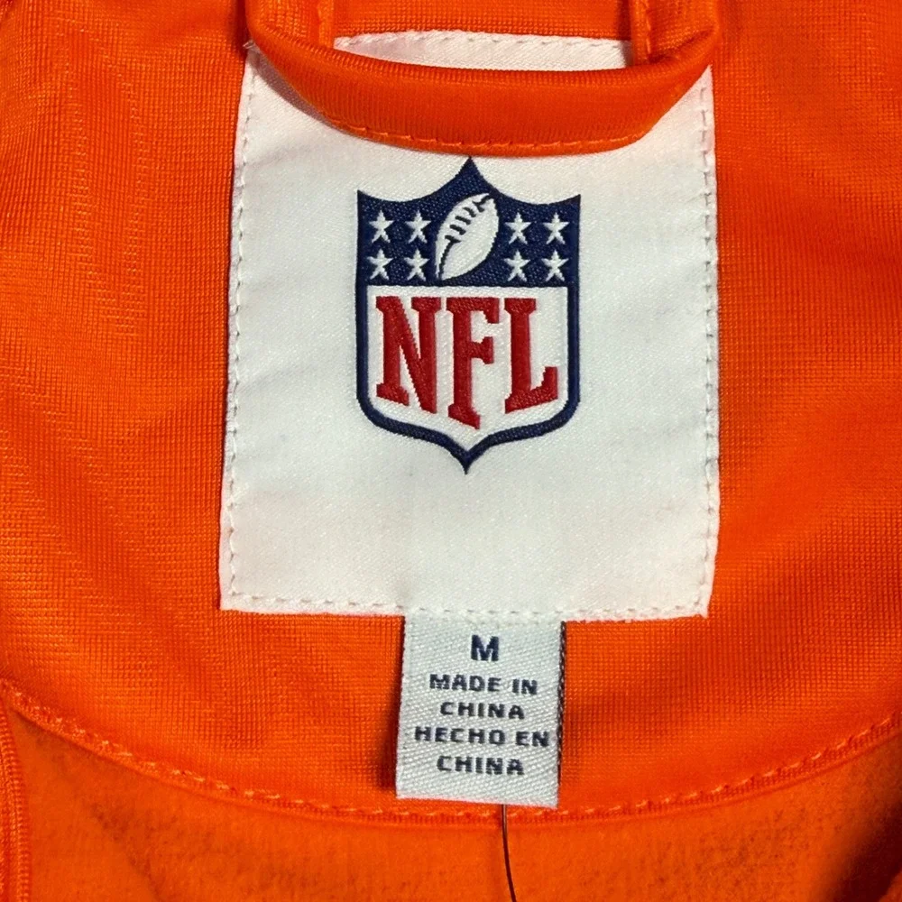 NFL Denver‎ Broncos Track Jacket Mens Medium Orange Full Zip G-III Apparel Gear